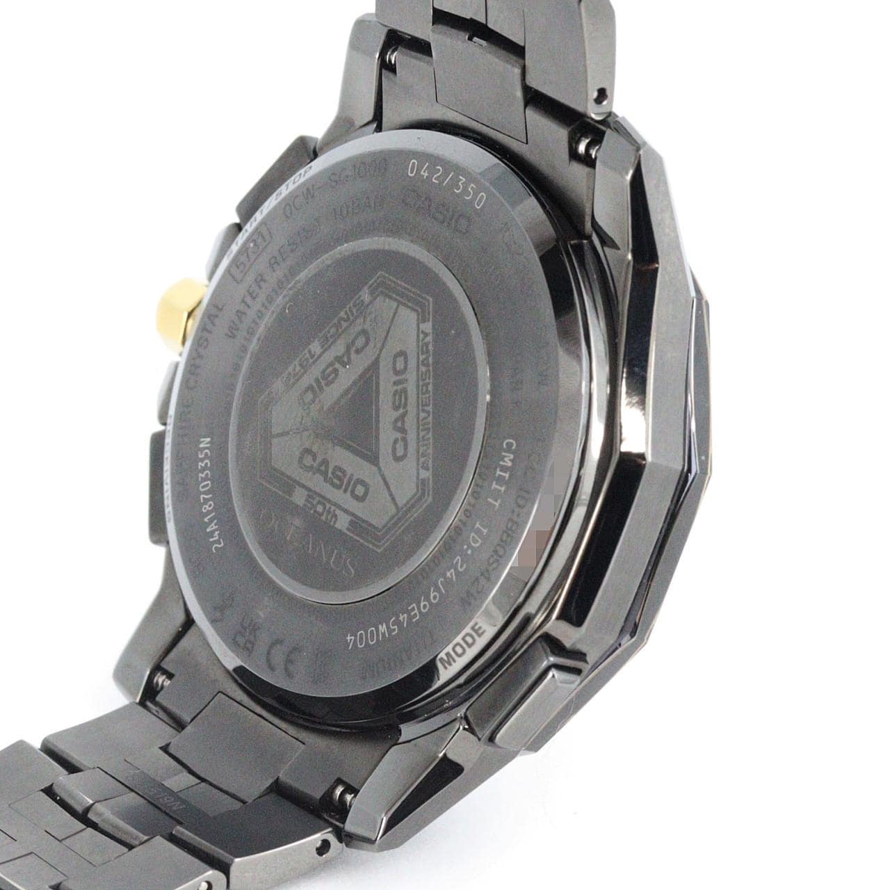 カシオ オシアナスマンタ 電波時計 LIMITED OCW-SG1000ZE-1AJR TI ソーラークォーツ