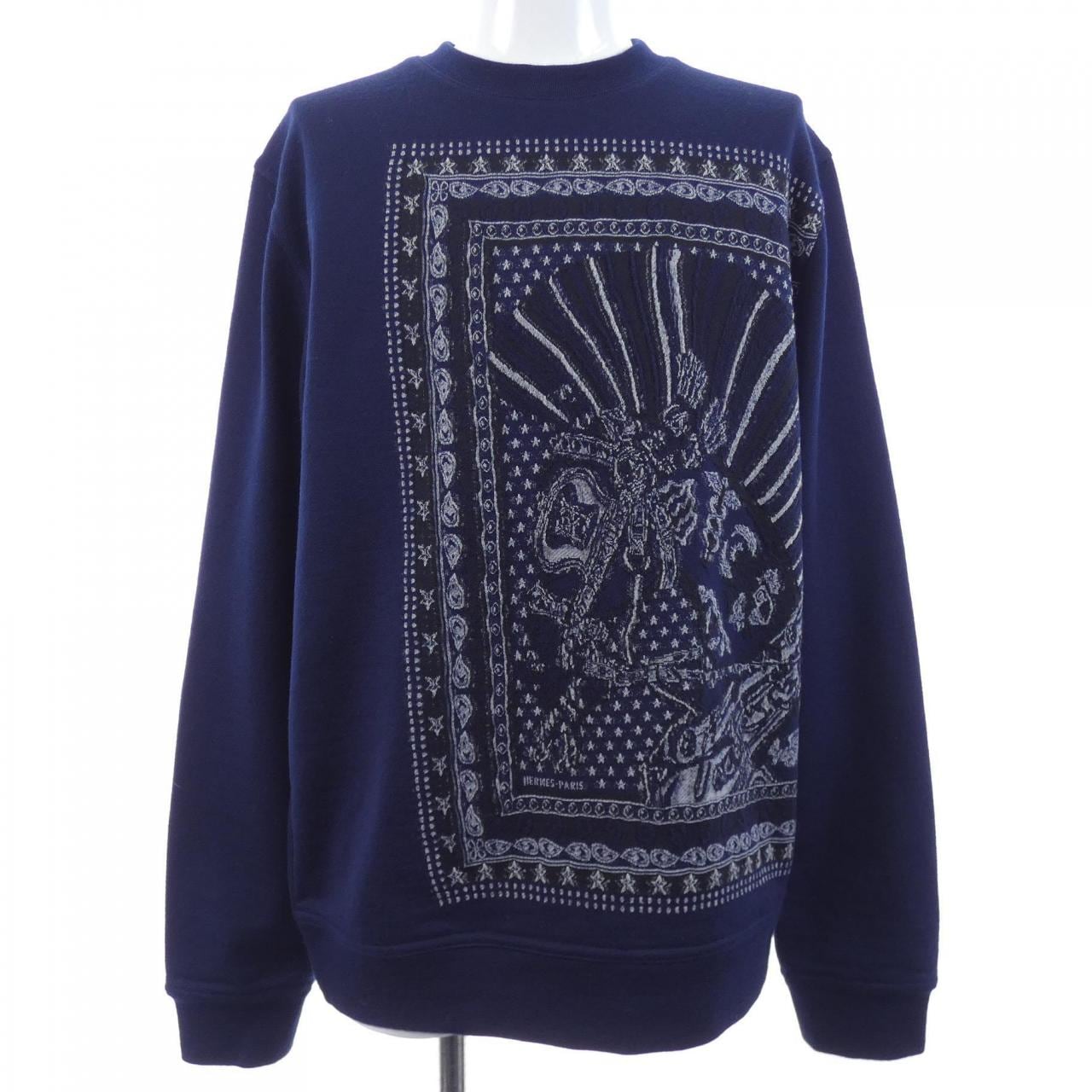 エルメス HERMES CHEVAL PUNK BANDANA 467880HA スウェット