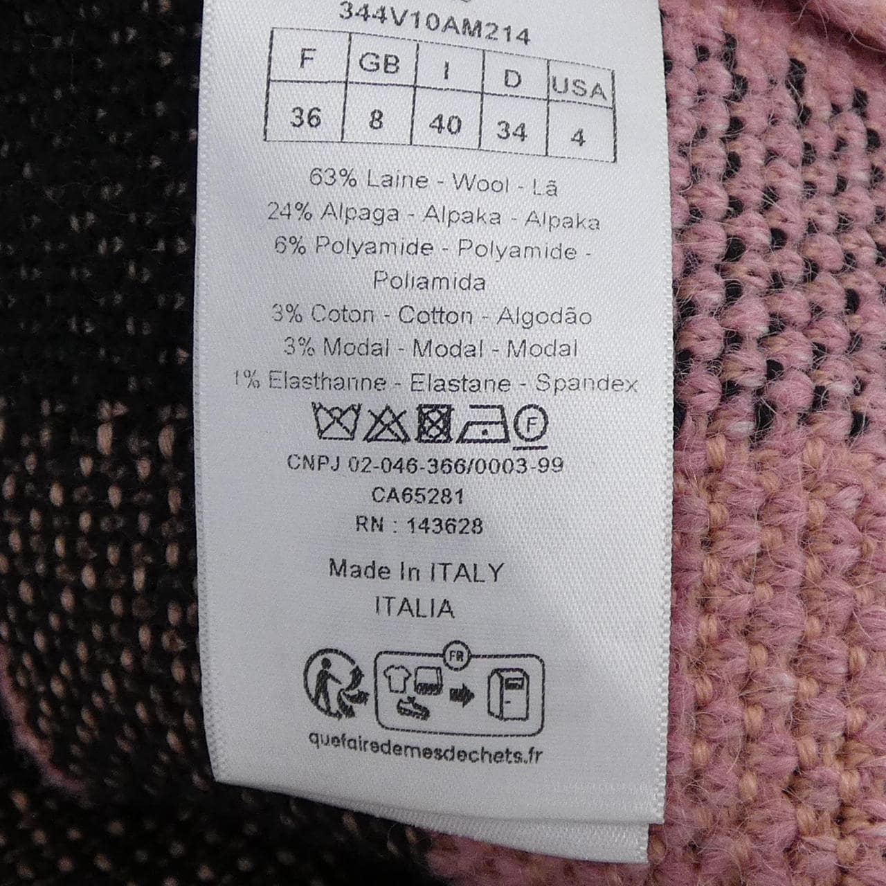 クリスチャンディオール CHRISTIAN DIOR クロップドジャケット 344V10AM214 ジャケット