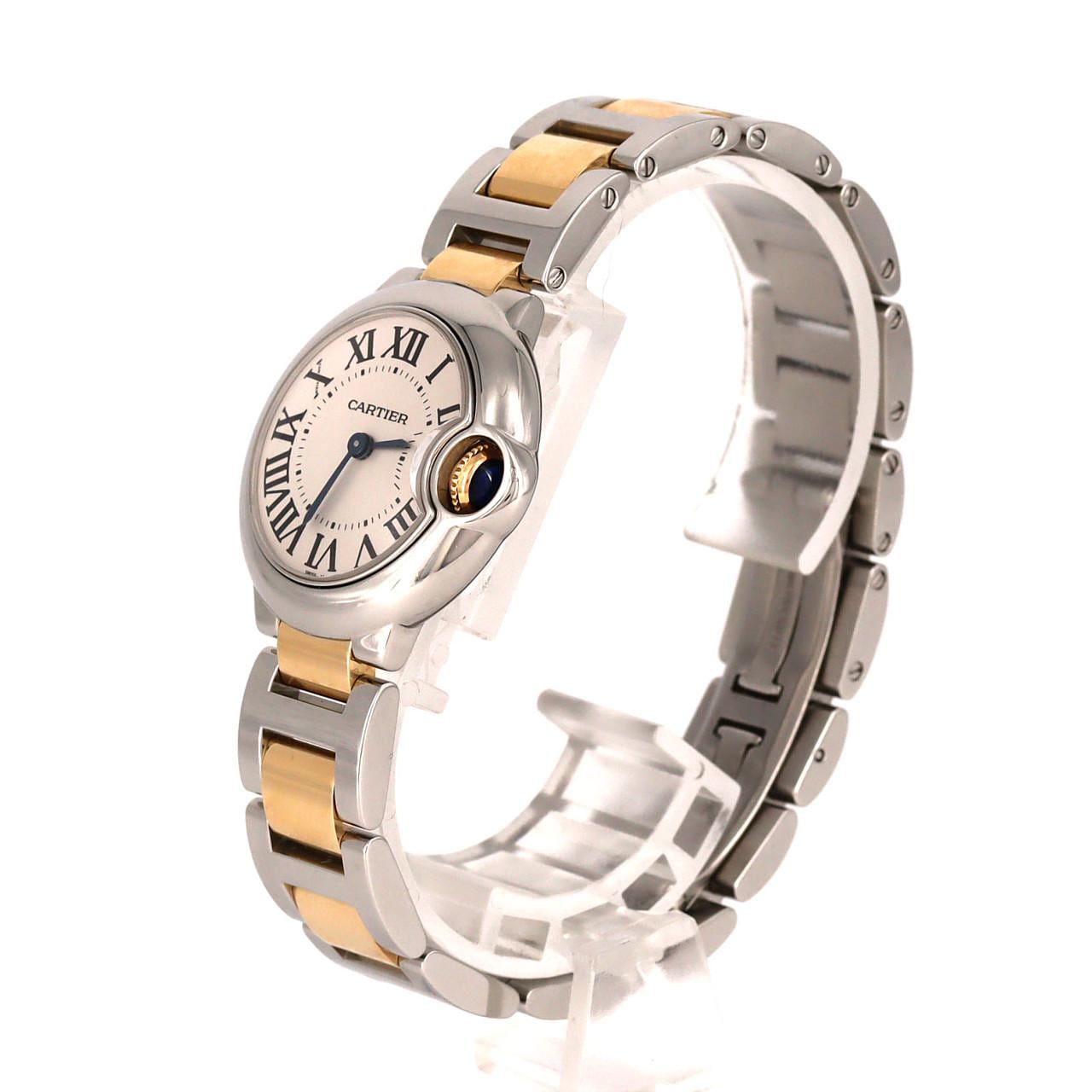 Cartier Ballon Blue SM Combi W69007Z3/W2BB0010 SSxYG石英