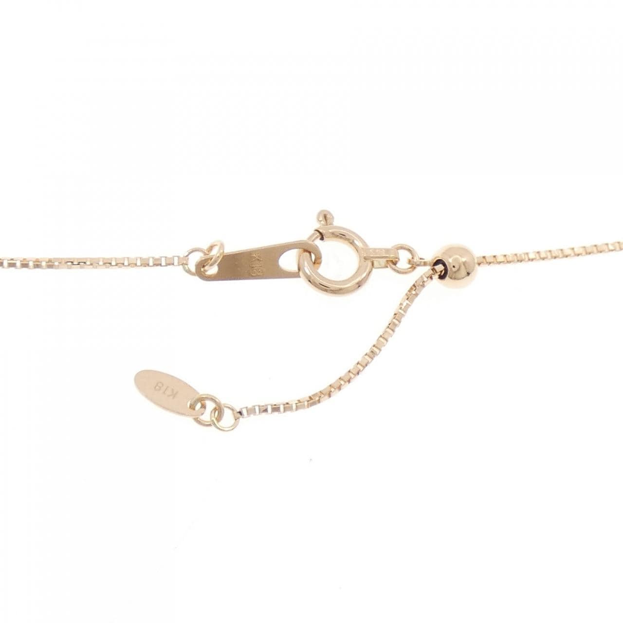 K18PG/K18WG ダイヤモンド ネックレス 0.37CT