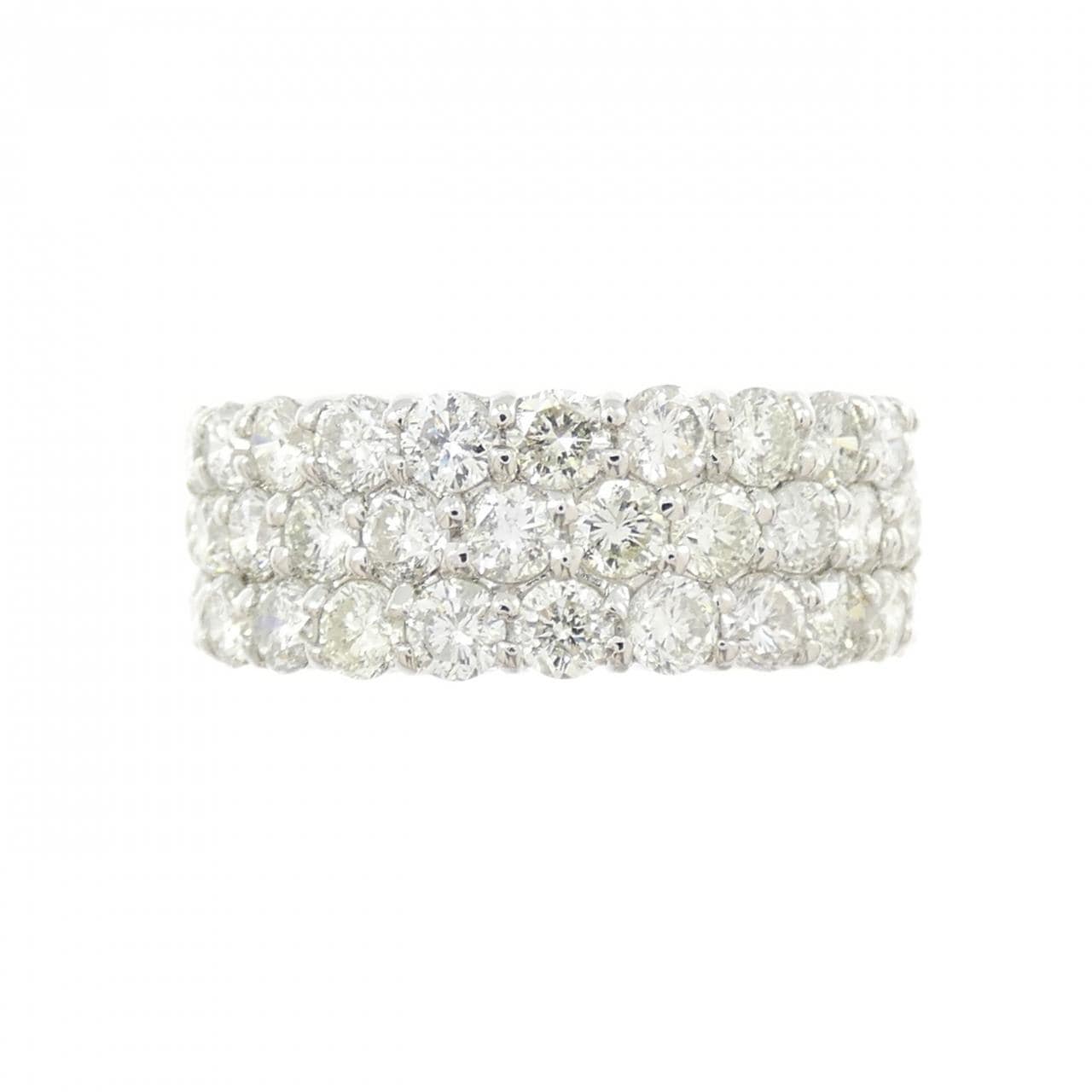 PT900 パヴェ ダイヤモンド リング 2.00CT