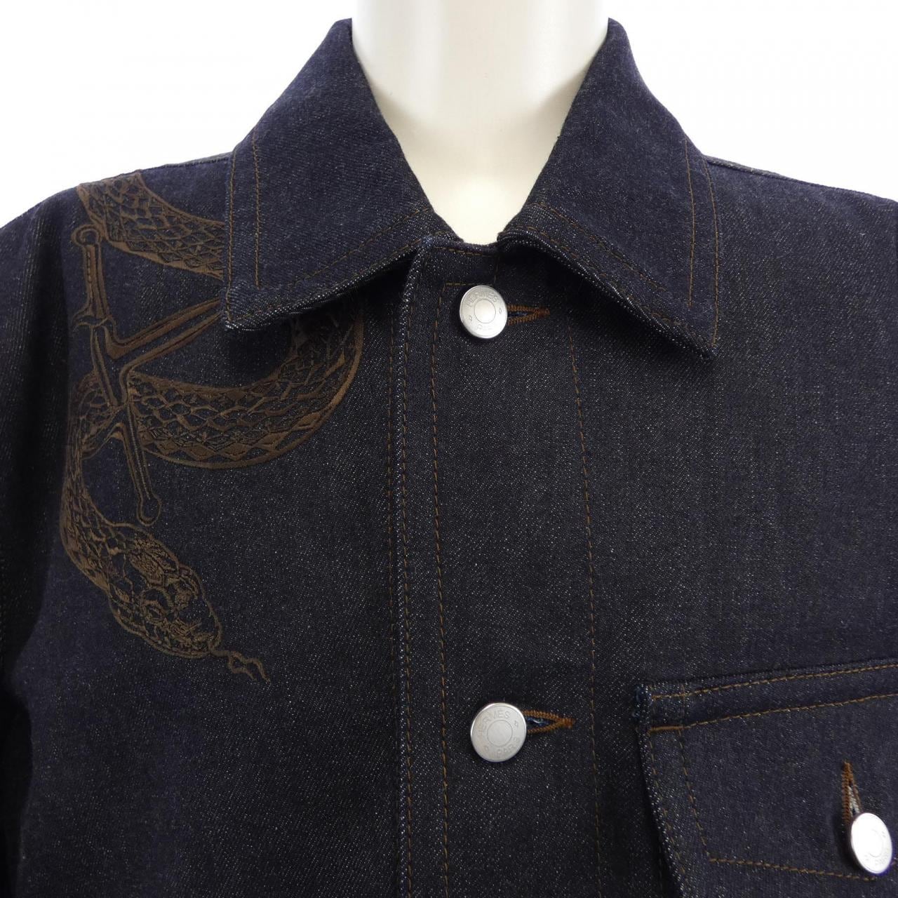 エルメス HERMES 562480HN デニムジャケット