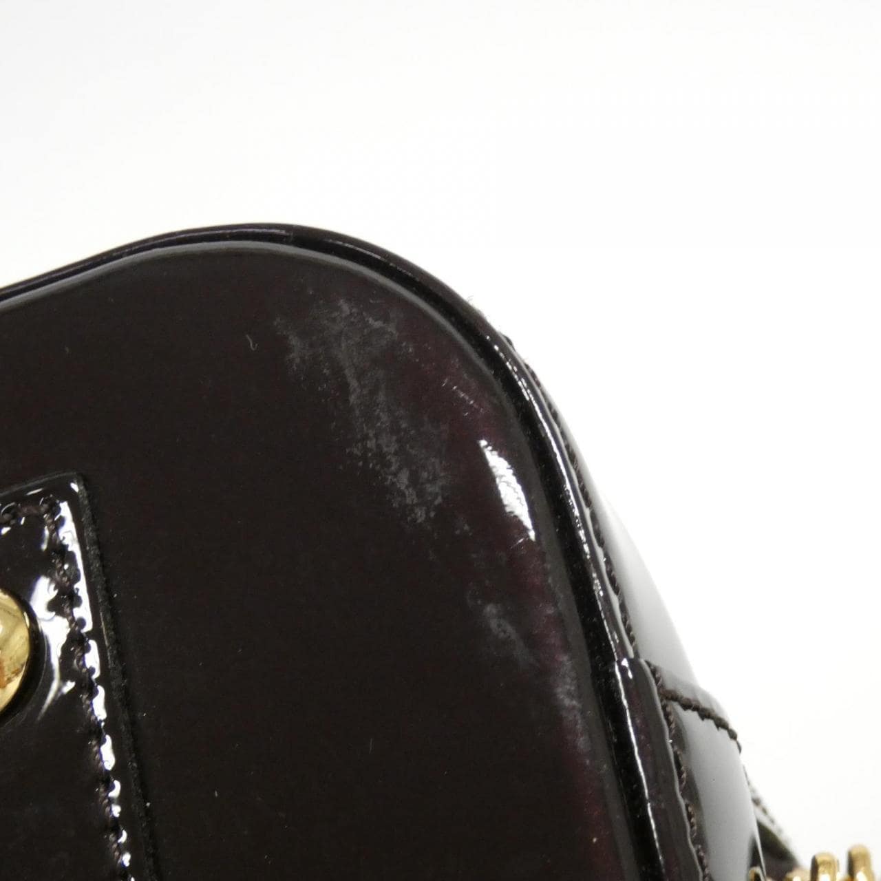 LOUIS VUITTON Vernis Alma BB M91678 Bag