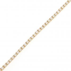 K18YG ダイヤモンド ブレスレット 3.20CT