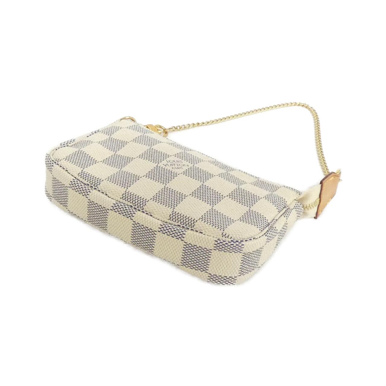 ルイヴィトン ダミエ アズール ミニ ポシェット アクセソワール N58010 アクセサリーポーチ