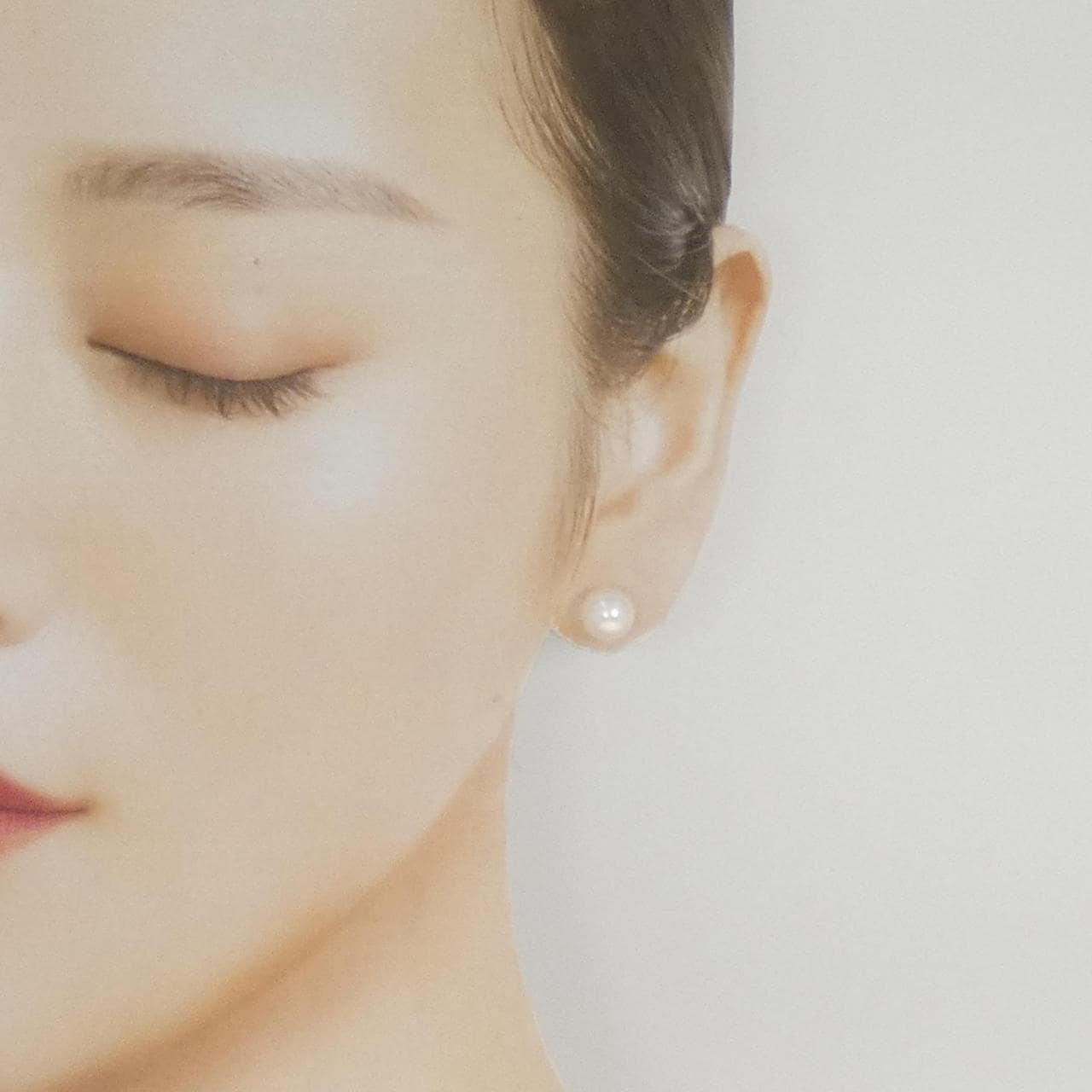 K14WG アコヤパール ピアス 8.1mm