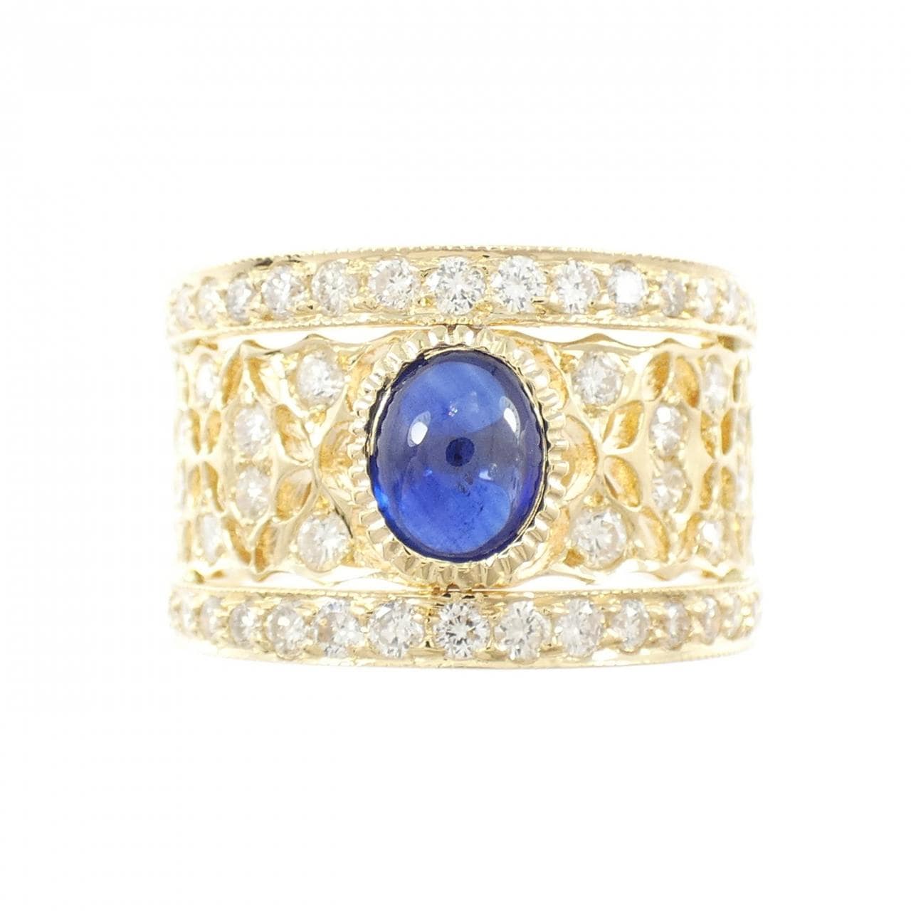 K18YG サファイヤ リング 1.03CT