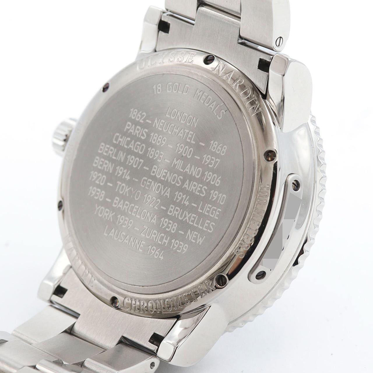 【ノーメンテナンス還元価格】ユリス･ナルダン マリーンダイバークロノメーター1846 263-51-7/92 SS 自動巻