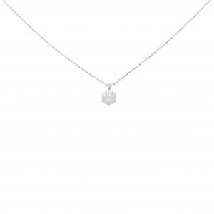 K18WG ソリティア ダイヤモンド ネックレス 0.341CT