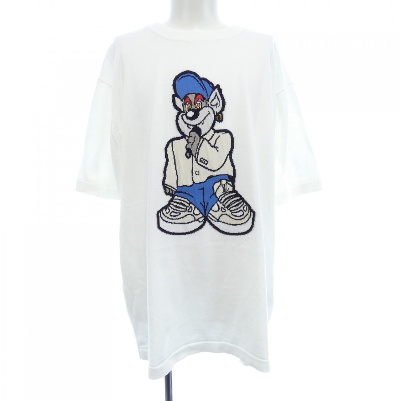 LOUIS VUITTON Vuitton Graphic Short Sleeve Knitwear HON10WJL4 Tops