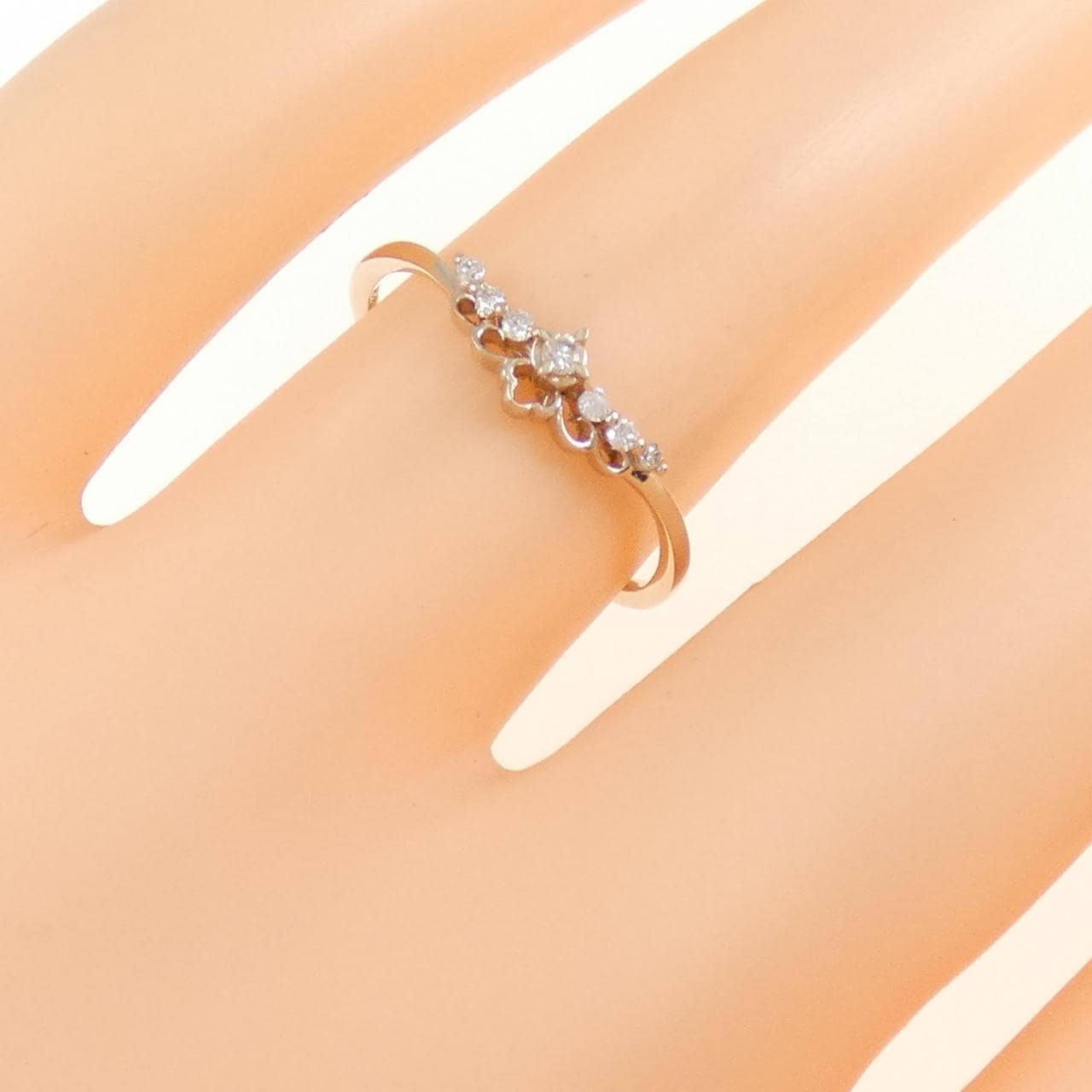 K18PG ダイヤモンド リング 0.06CT