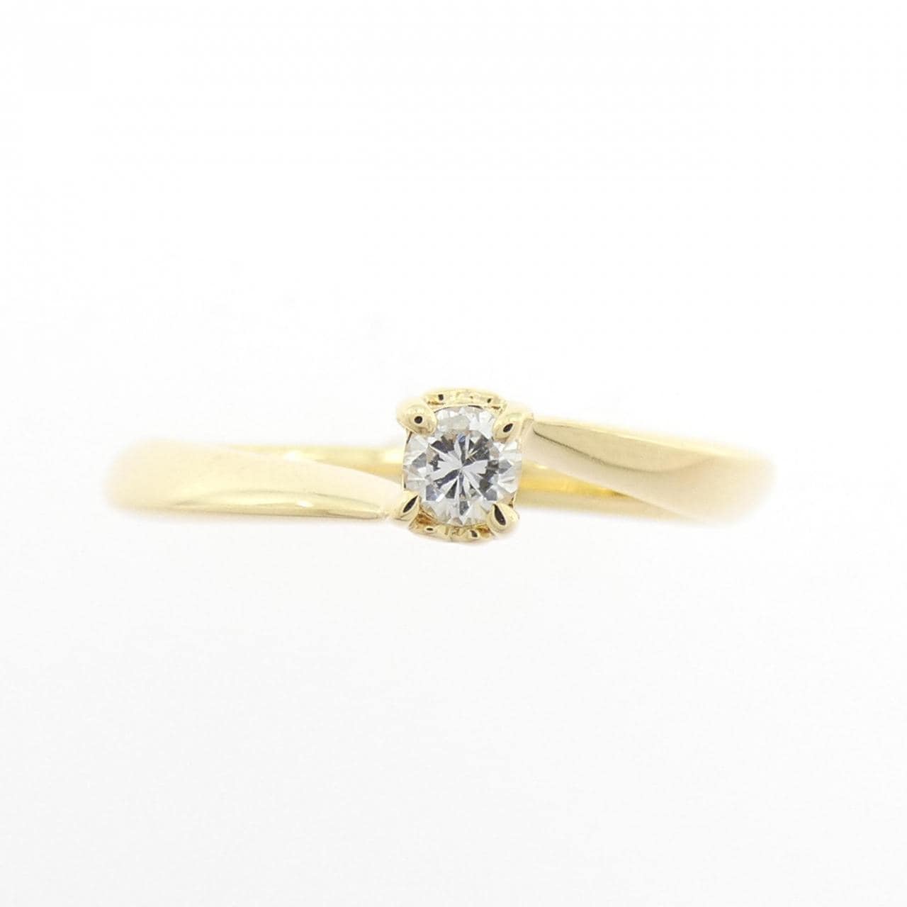 K18YG ダイヤモンド リング 0.10CT