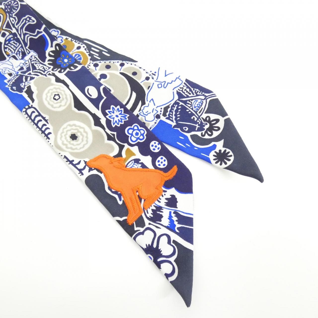 【未使用品】エルメス BINGATA ツイリー ステッカー 853530S スカーフ