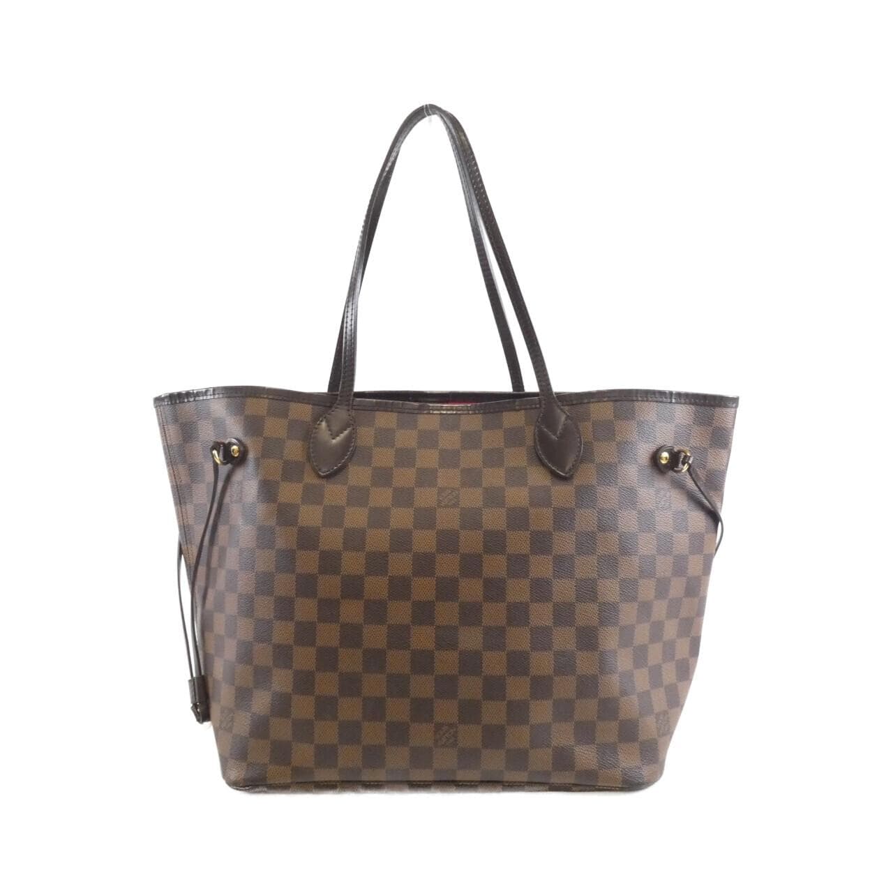LOUIS VUITTON Damier Neverfull 中號包 N51105