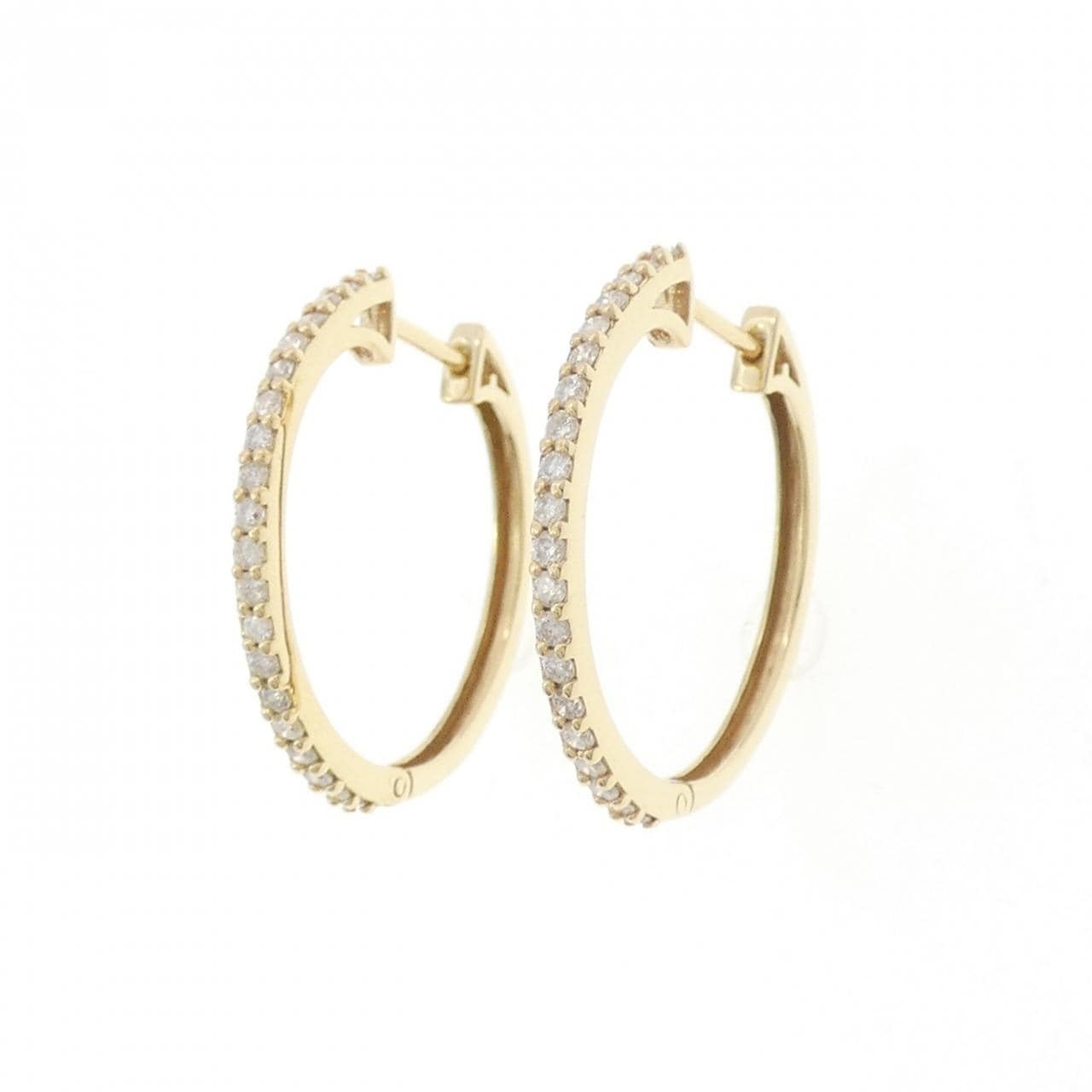 K18YG ダイヤモンド ピアス 0.50CT