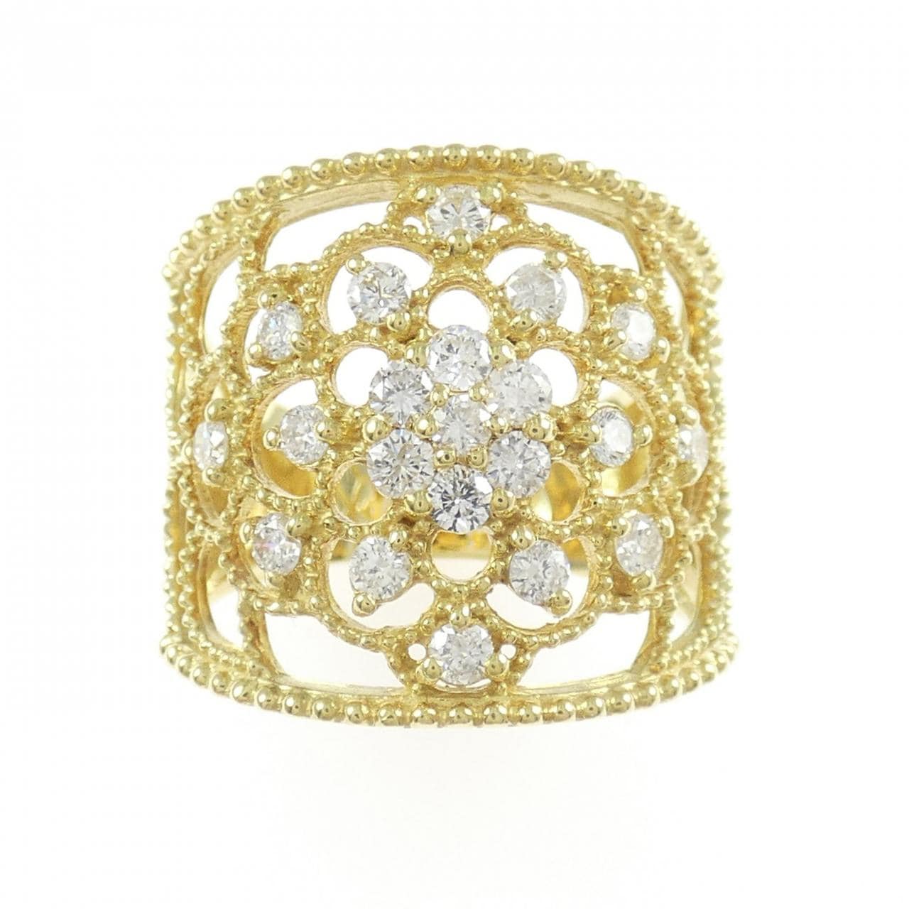 K18YG ダイヤモンド リング 0.83CT