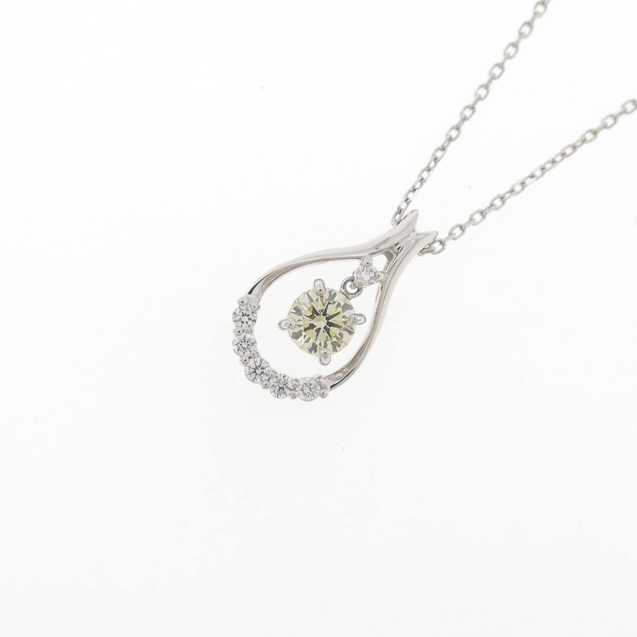 PT900/PT850 ダイヤモンド ネックレス 0.249CT