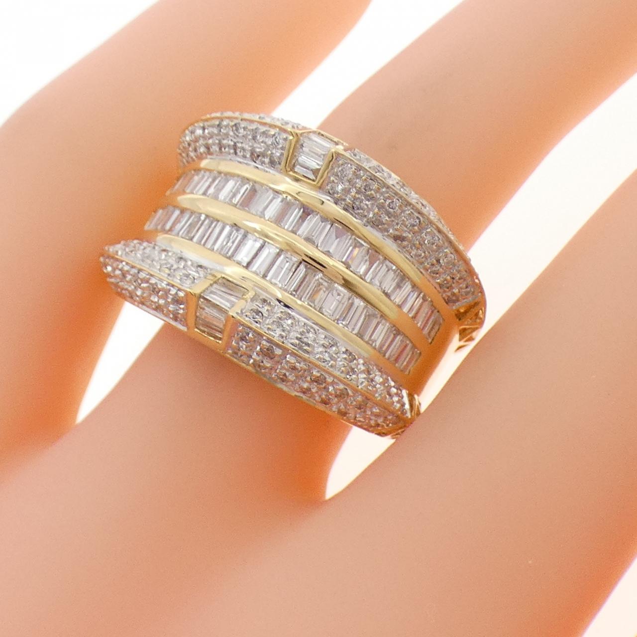 K18YG ダイヤモンド リング 1.56CT