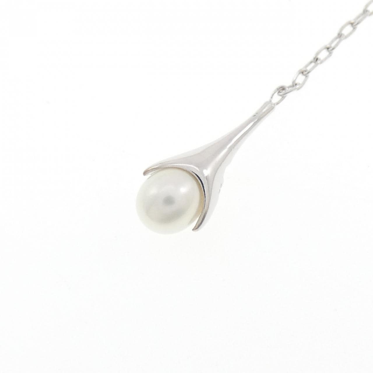 K10WG 淡水パール ネックレス