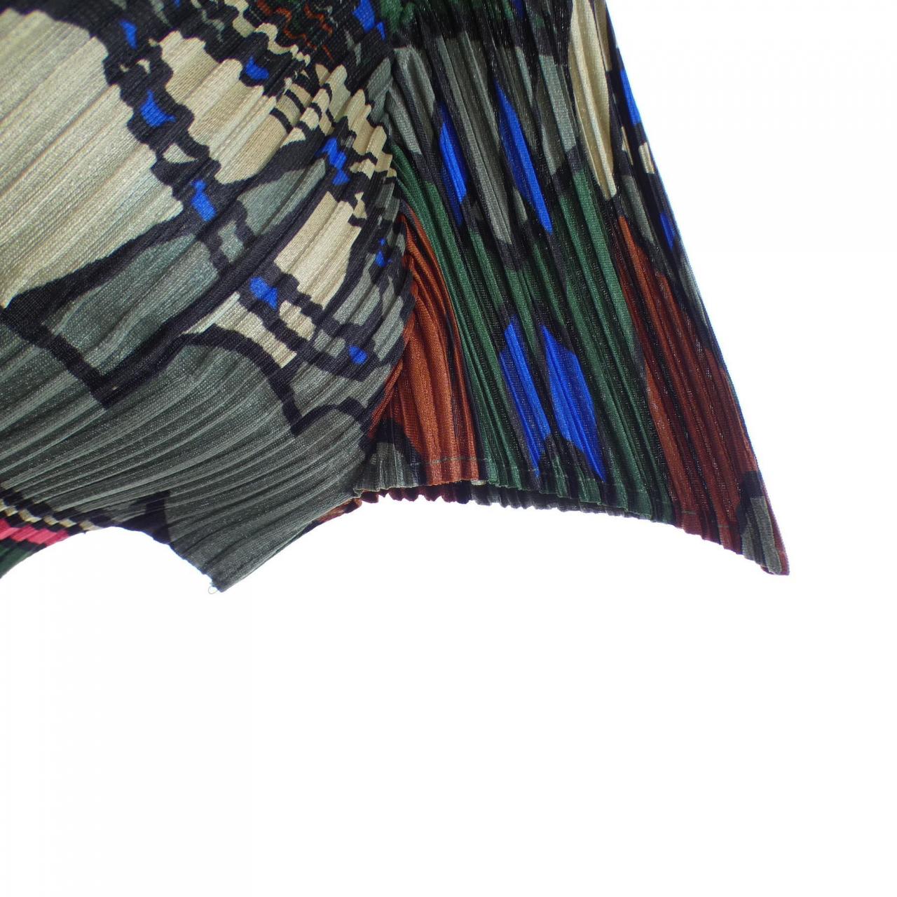 【ヴィンテージ】プリーツプリーズ PLEATS PLEASE 2004 ステンドグラス PP43-JK612 トップス