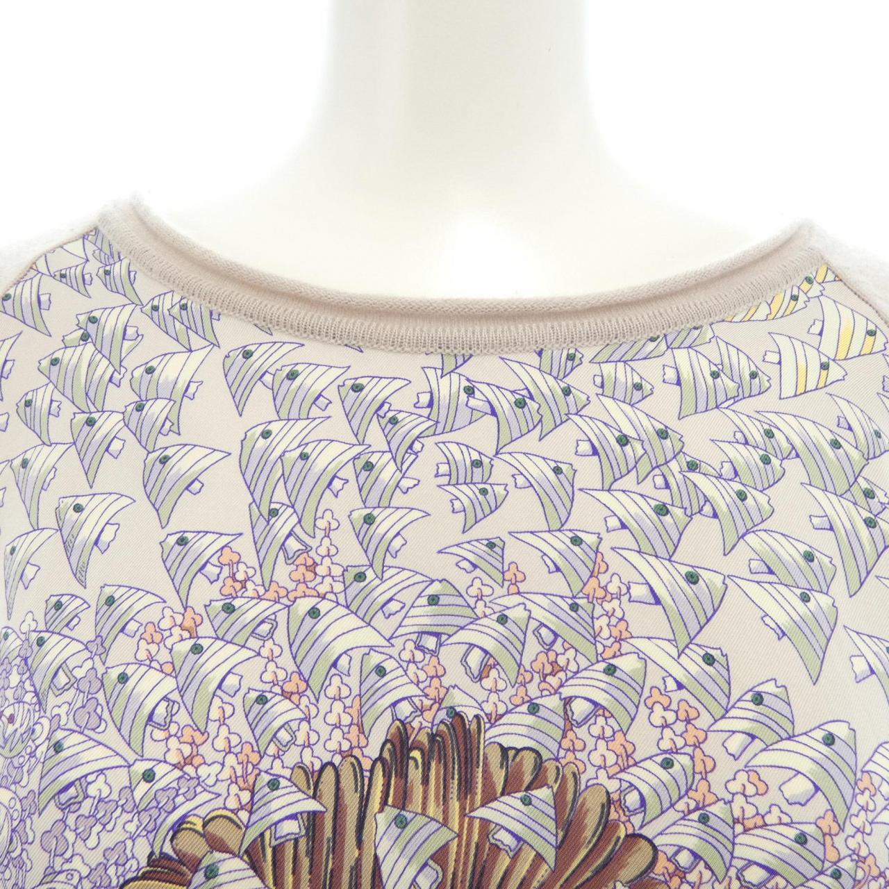 【ヴィンテージ】エルメス HERMES RENCONTRE OCEANE ツイルレーヌ. ニット