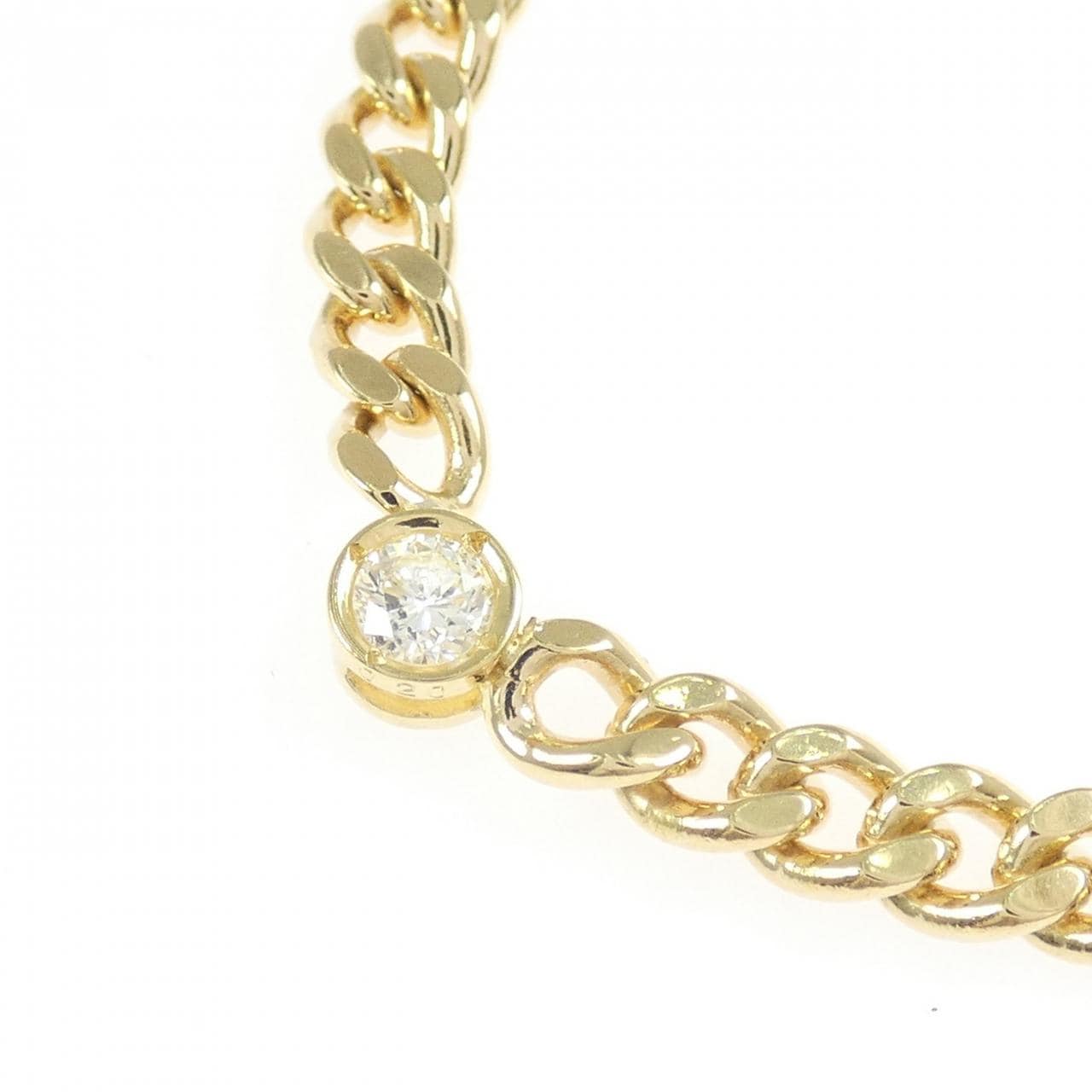 K18YG ダイヤモンド ネックレス 0.20CT