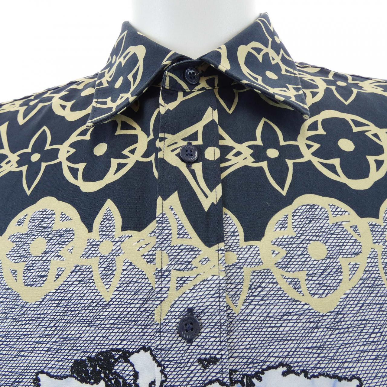 ルイヴィトン LOUIS VUITTON LVワックスショートスリーブシャツ HLS72WFS8 S/Sシャツ