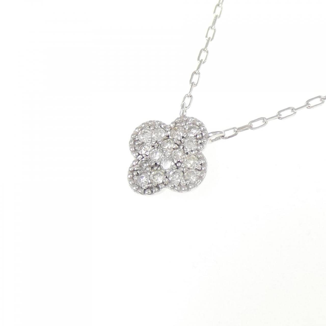 アガット ダイヤモンド ネックレス 0.08CT