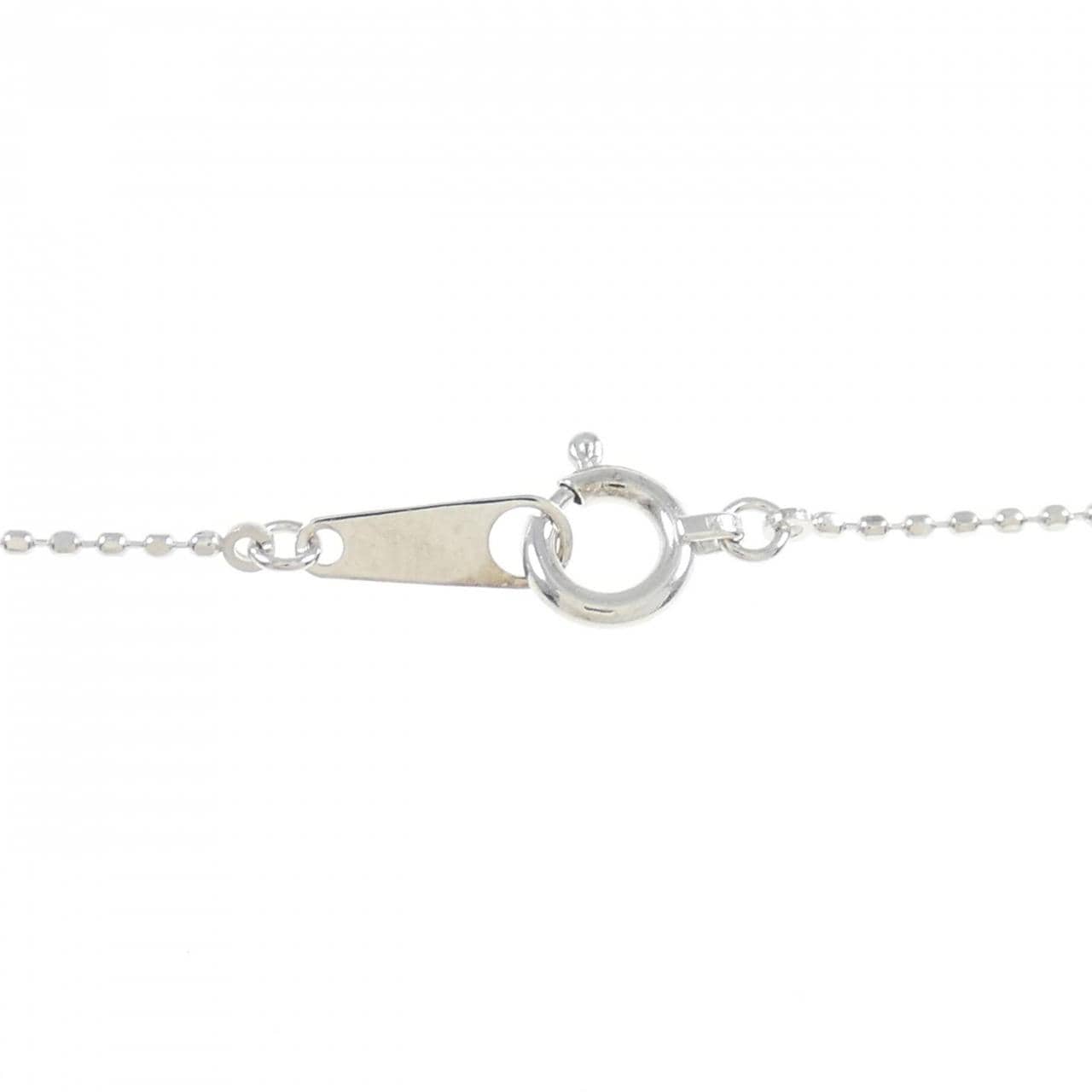 K18WG ダイヤモンド ネックレス 0.19CT