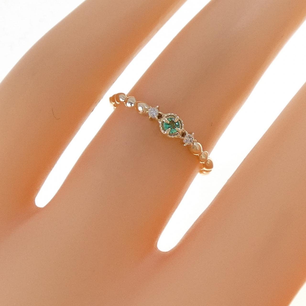 K10YG エメラルド リング