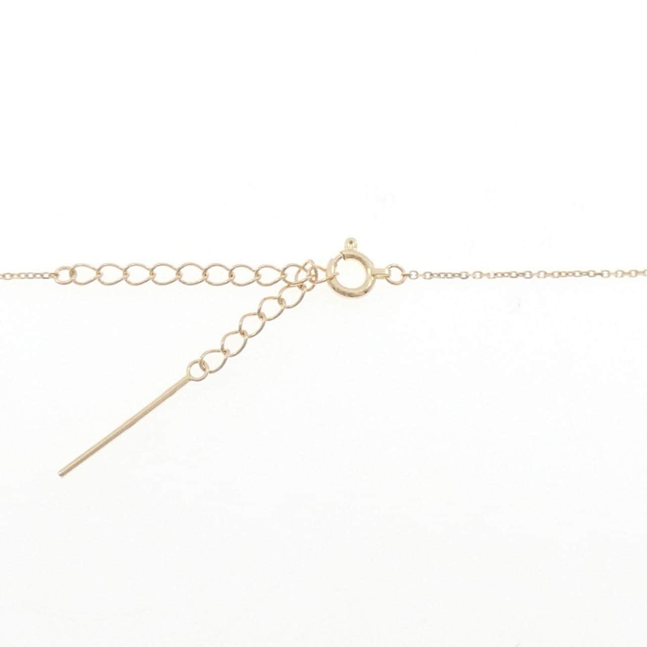 4゜C K10YG クロス ネックレス