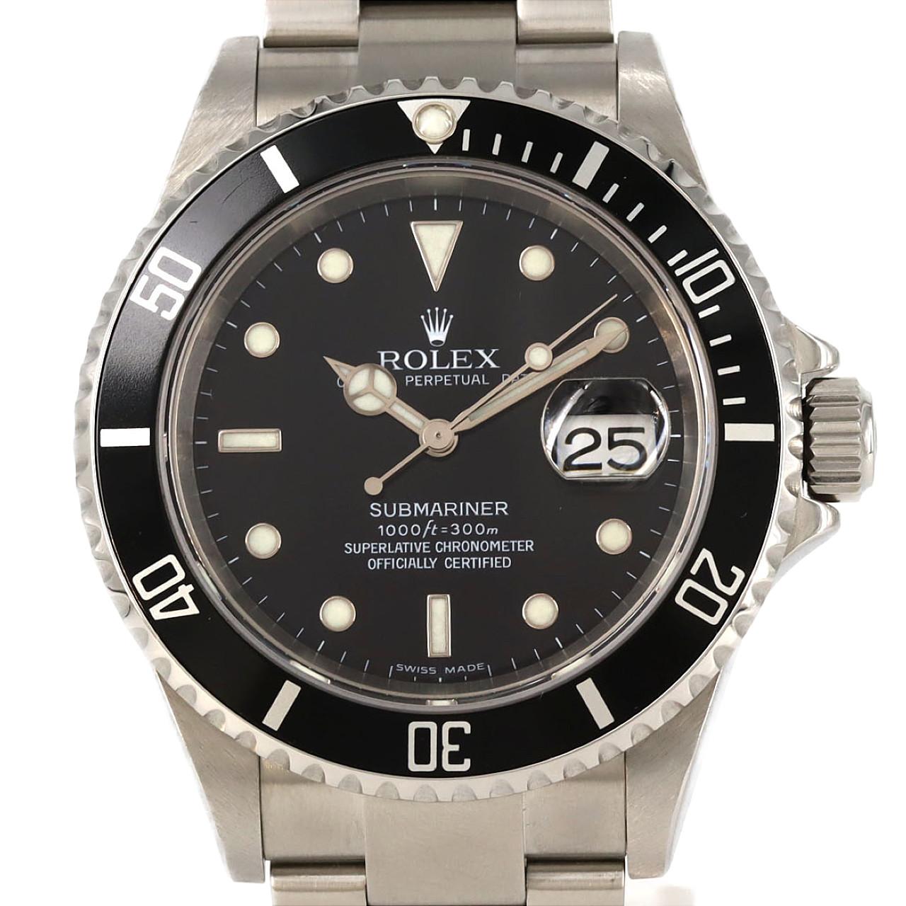 ロレックス サブマリーナーデイト 16610 SS 自動巻 Z番