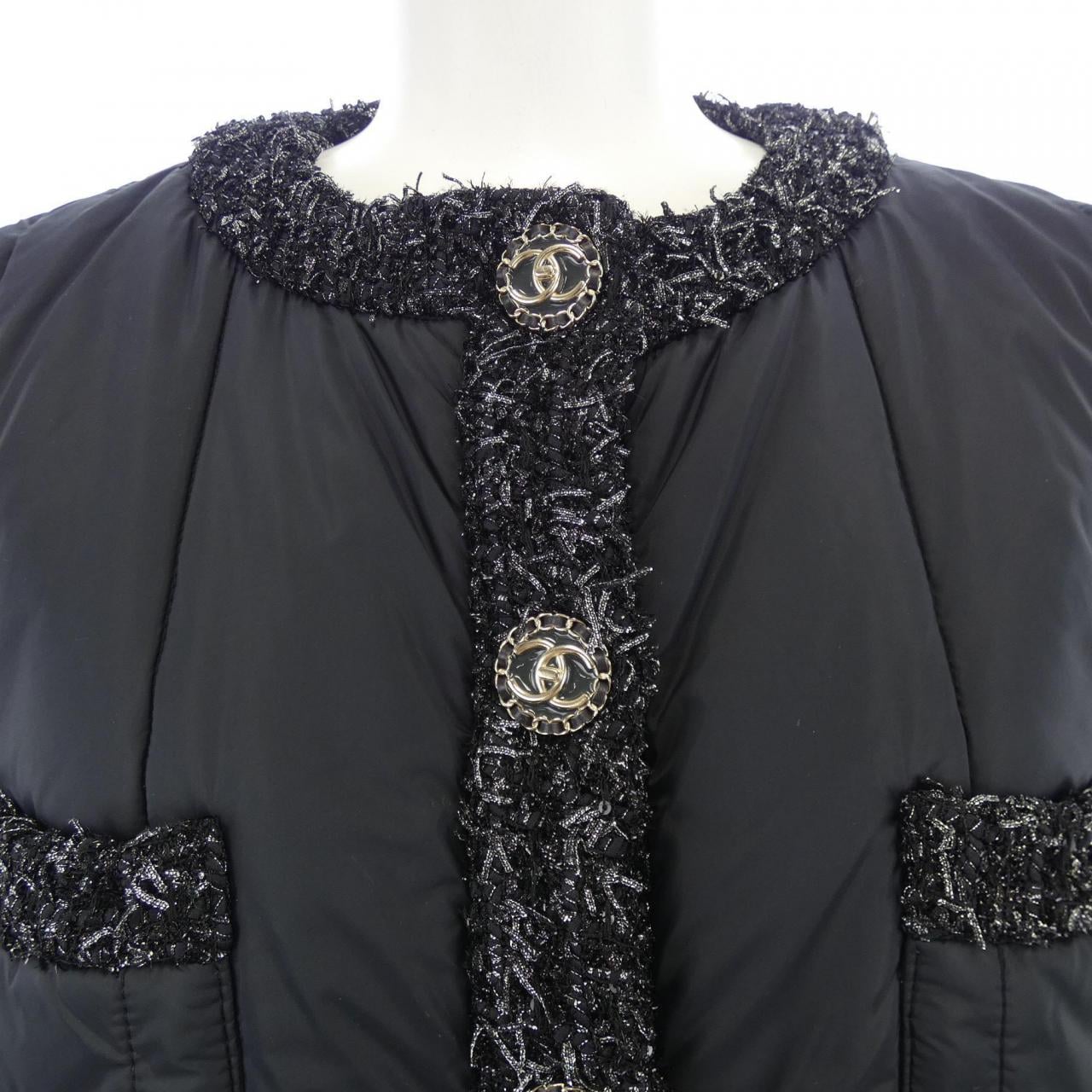 シャネル CHANEL ノーカラージャケット