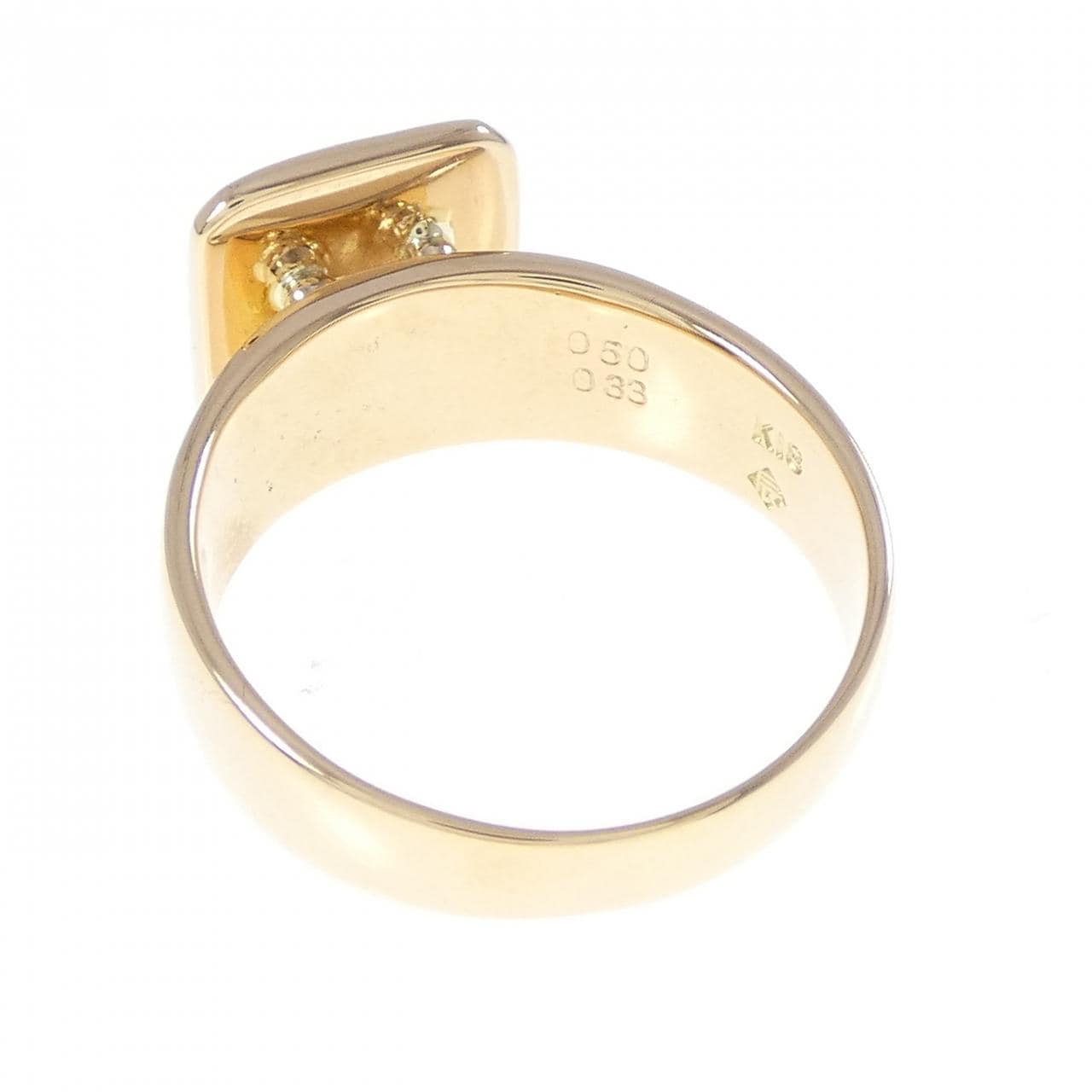 K18YG ダイヤモンド リング 0.50CT