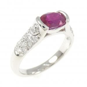 PT900 ルビー リング 1.02CT