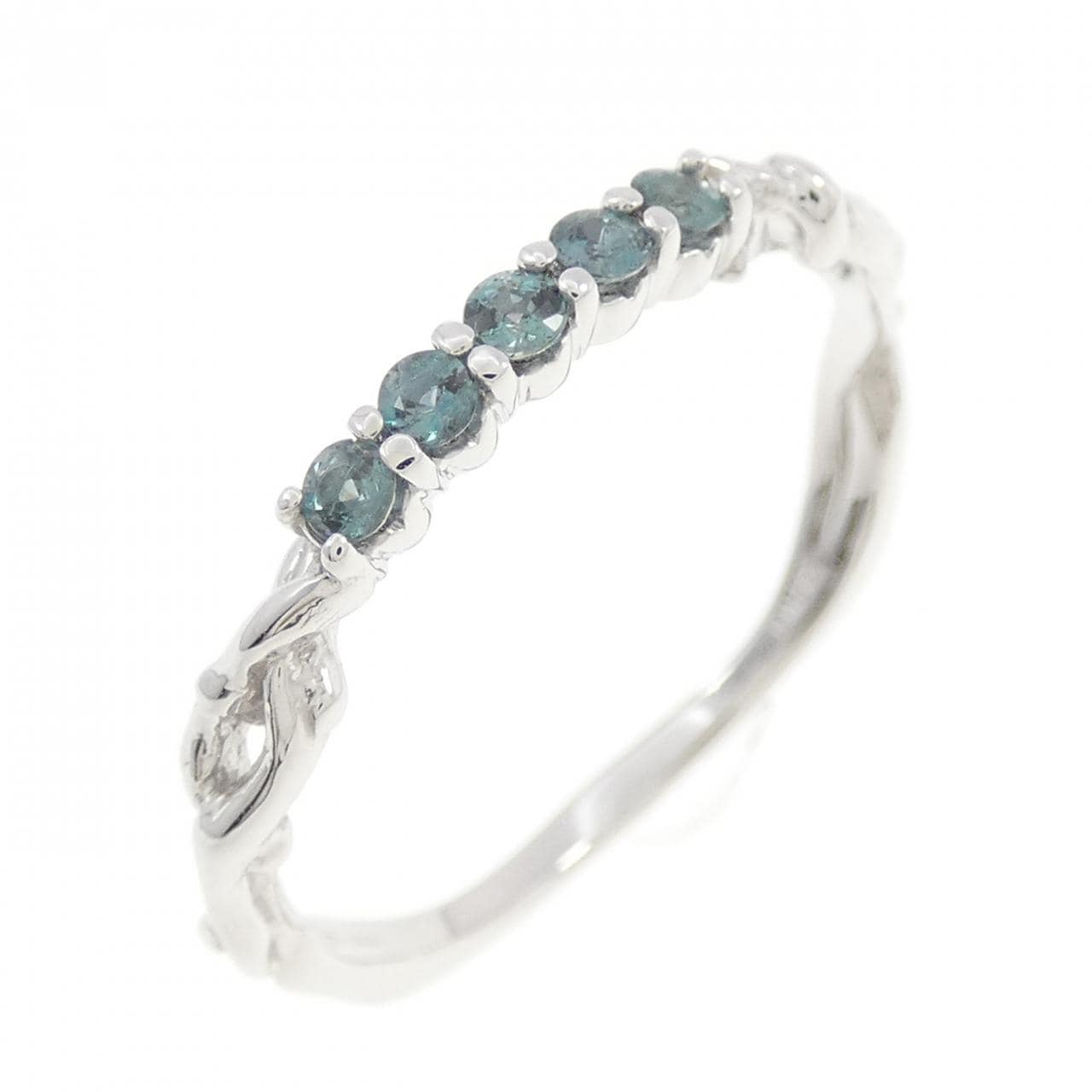 K18WG Alexandrite Ring