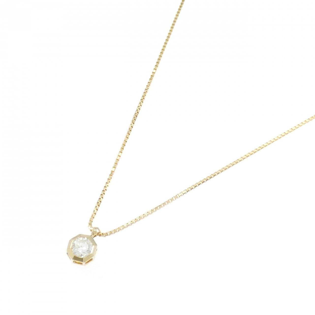 K18YG ダイヤモンド ネックレス 0.43CT