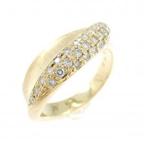 K18YG ダイヤモンド リング 0.26CT