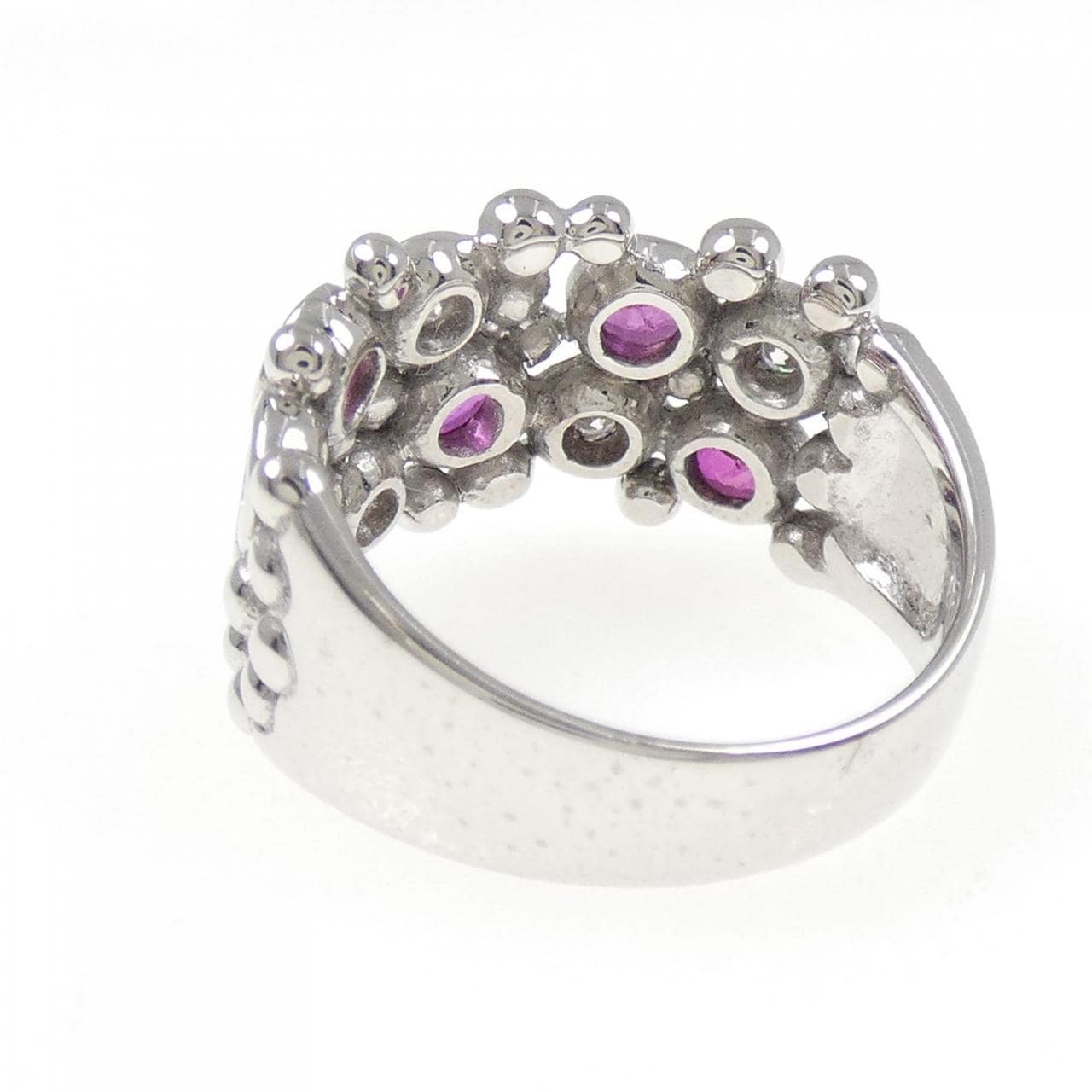 750WG ルビー リング 1.03CT