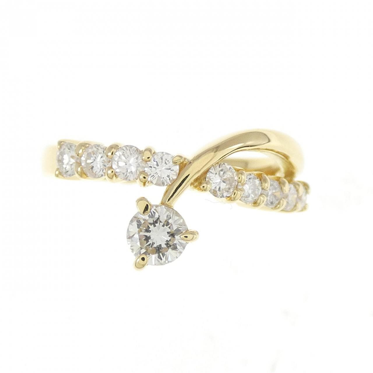 K18YG ダイヤモンド リング 0.22CT