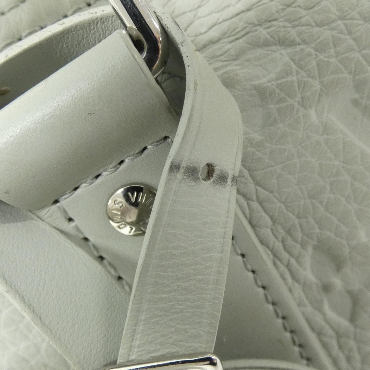 LOUIS VUITTON Taurillon Monogram Keepall Bandouliere 25 公分 M23163 波士頓包