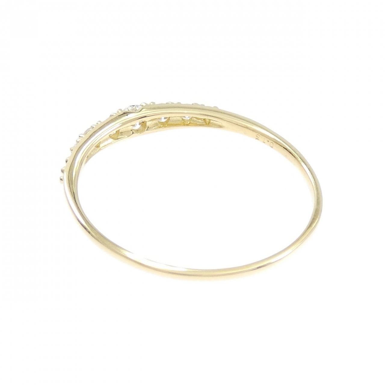 [再加工款] K18YG钻石0.15CT