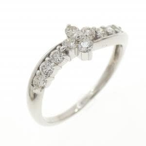 K18WG ダイヤモンド リング 0.50CT