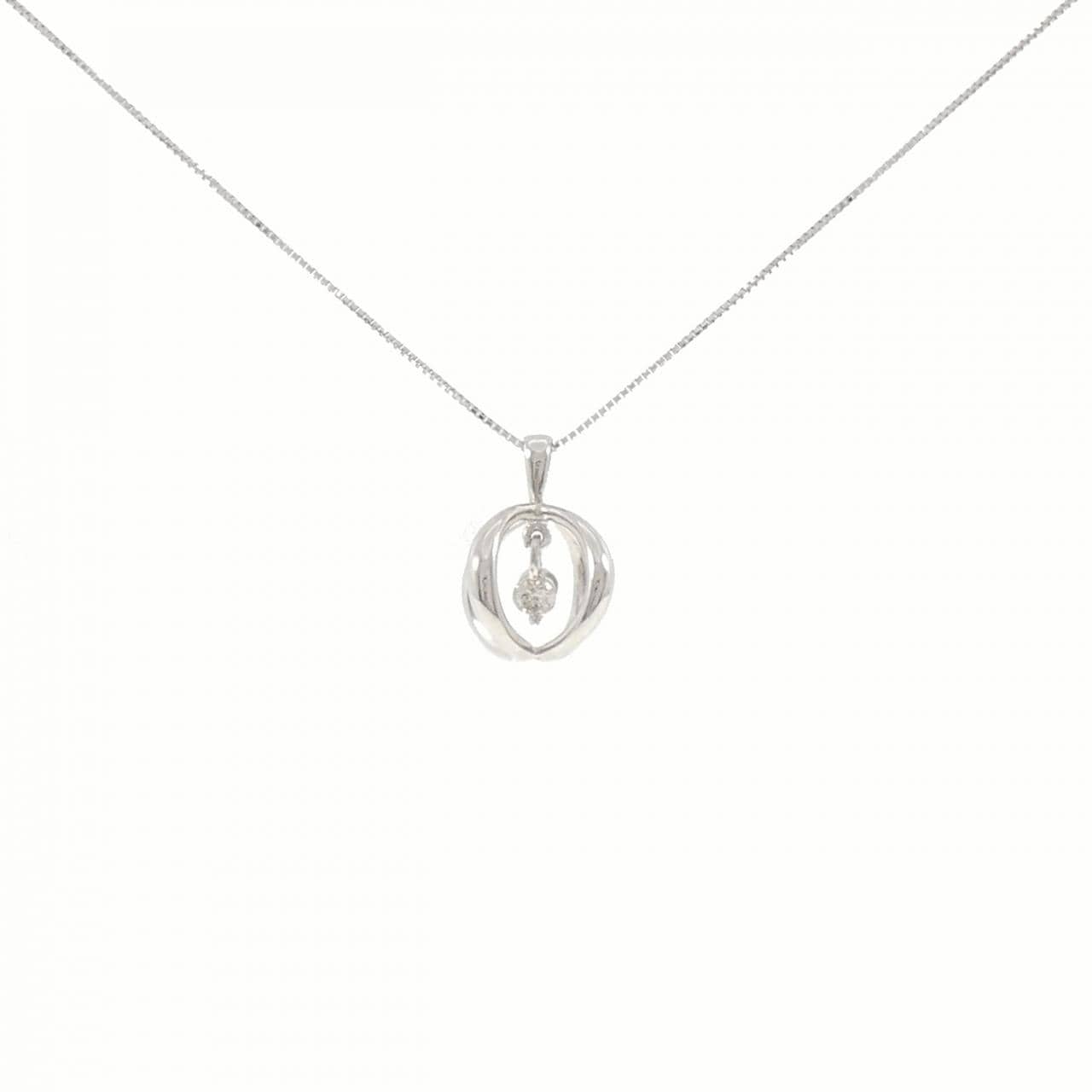 PT900/PT850 ダイヤモンド ネックレス 0.20CT