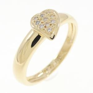 K18YG ハート ダイヤモンド リング 0.05CT