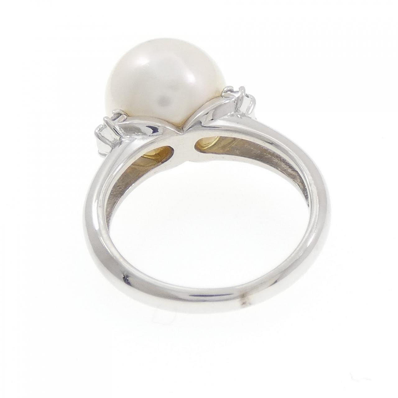 PT900 白蝶パール リング 11.4mm