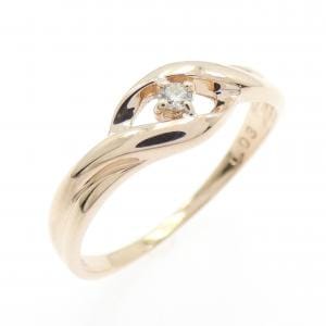 K10PG ダイヤモンド リング 0.03CT