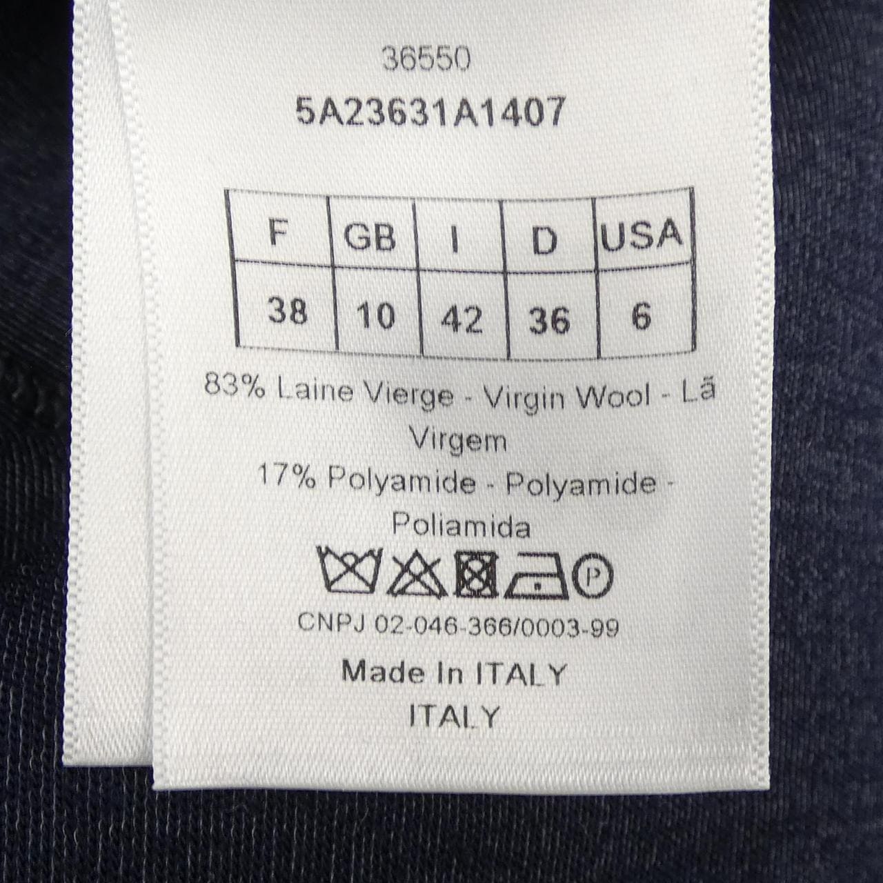 クリスチャンディオール CHRISTIAN DIOR 5A23631A1407 ワンピース