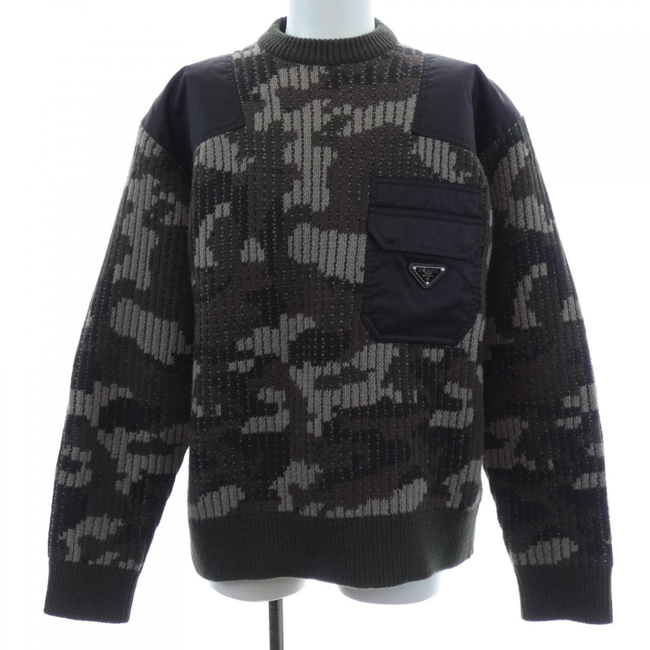 プラダ PRADA トライアングルロゴ UMB392 S222 14RF ニット